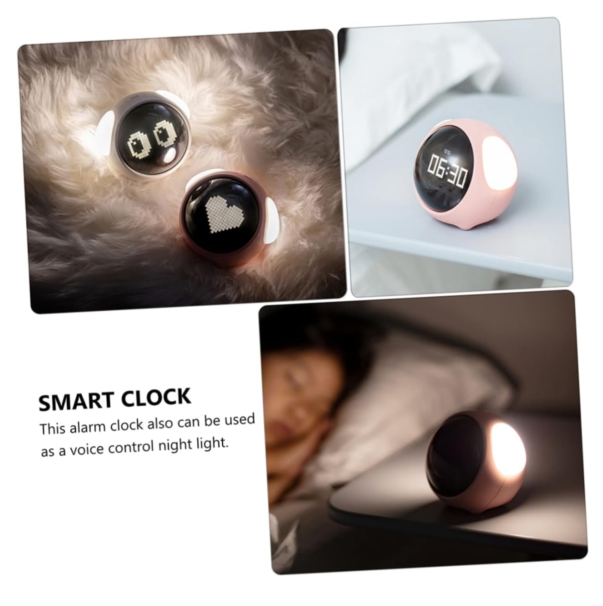 Miniatura 4 de Reloj Despertador Emoji multifunción led